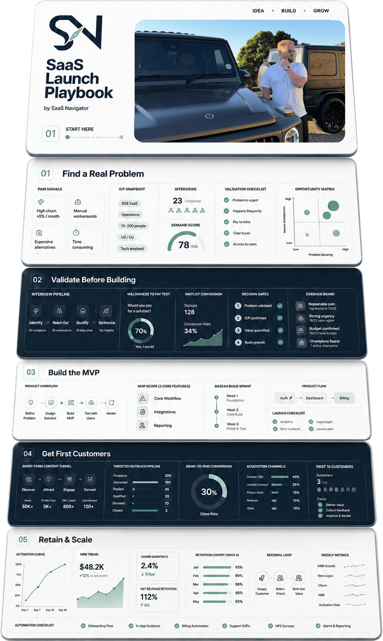The SaaS Starter Playbook